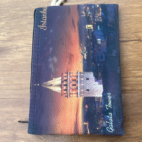 New istanbul Galata Tower Small Flat Amenity Bag - Picture 8 of 8